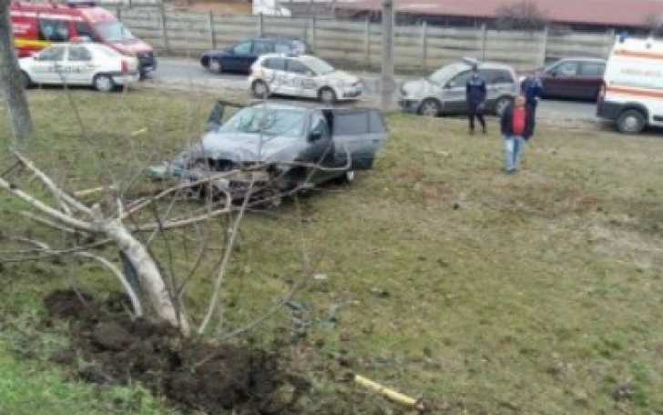 Accident înfiorător: trei victime, stâlp smuls şi un copac scos din rădăcină. Poliţiştii, şocaţi! / Foto: aradon.ro