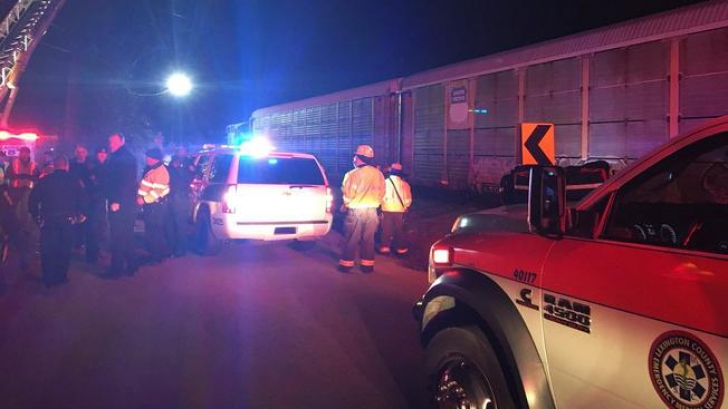 Două trenuri s-au ciocnit în Carolina de Sud