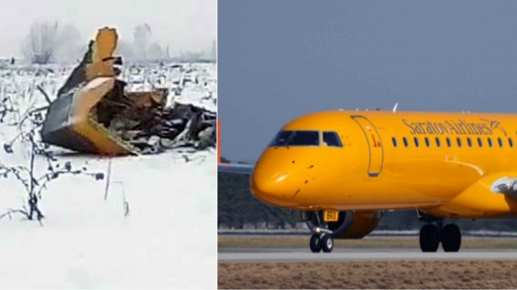 Avion prăbușit în Rusia