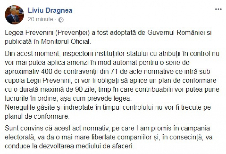 Liviu Dragnea, gafă monumentală pe Facebook. Ce a încurcat de data aceasta