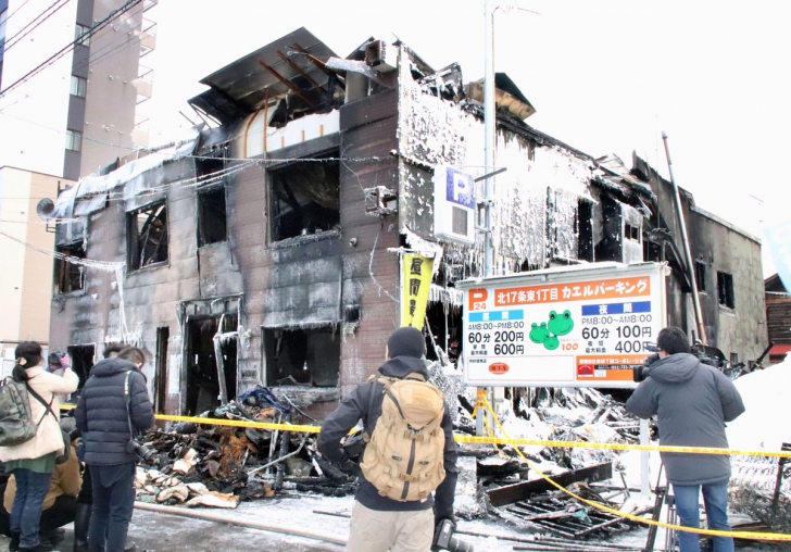 Incendiu devastator în Sapporo