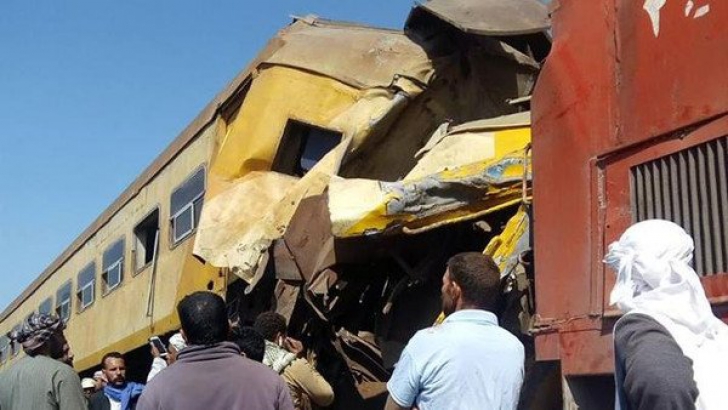Accident de tren în Egipt