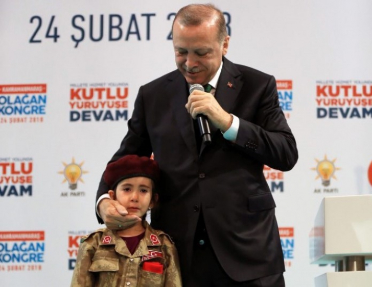 Președintele Turciei, mesaj șocant către o fetiță: ”Dacă vei fi martirizată, te vom onora”