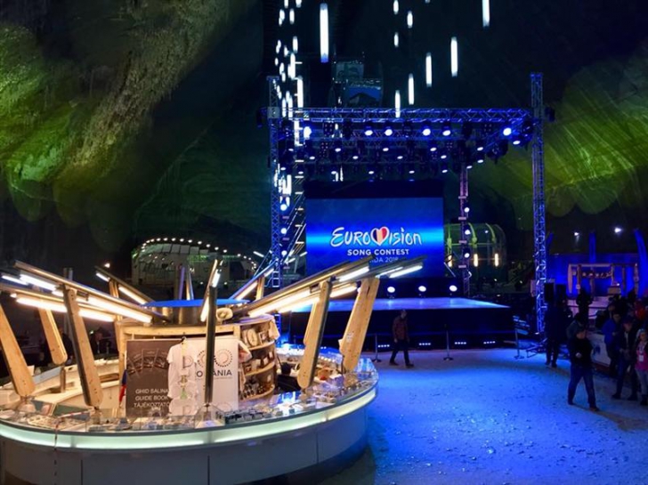 Eurovision 2018. Scena din Salina Turda, gata pentru competiție 
