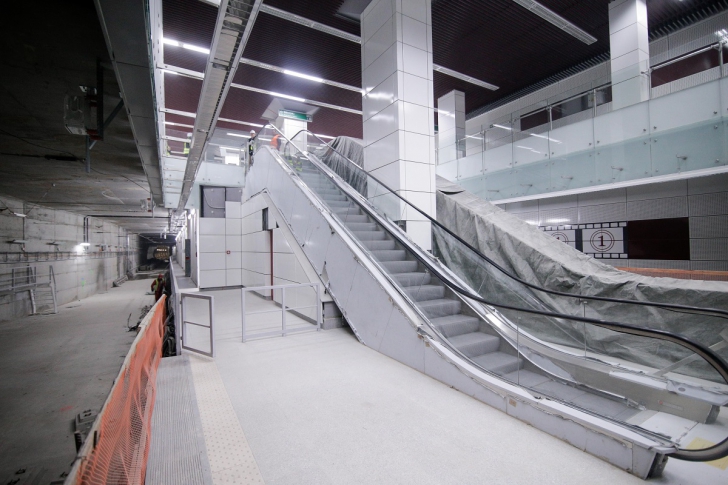 Metroul Drumul Taberei (stadiu - martie 2018)