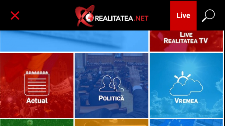 Încearcă o nouă experienţă media cu Realitatea.net