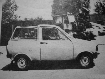 Dacia. Dacia Mini. Maşina mai mică decât un Matiz. Practic, au tăiat cu toporul o Dacia 1310