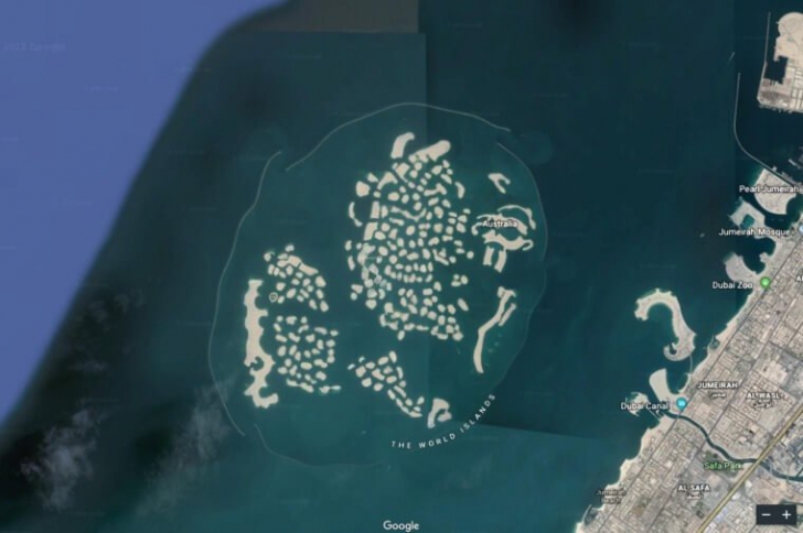 Șapte locuri ce par ireale surprinse de Google Earth