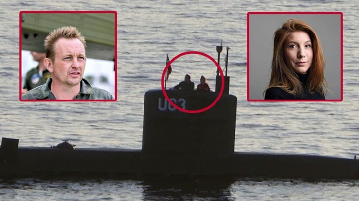 Jurnalista a fost dată dispărută la 11 august după scufundarea submarinului Nautilus