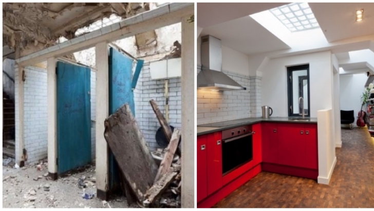 Cum și-a construit o tânără casa de vis într-o toaletă publică părăsită. Imaginile spun totul