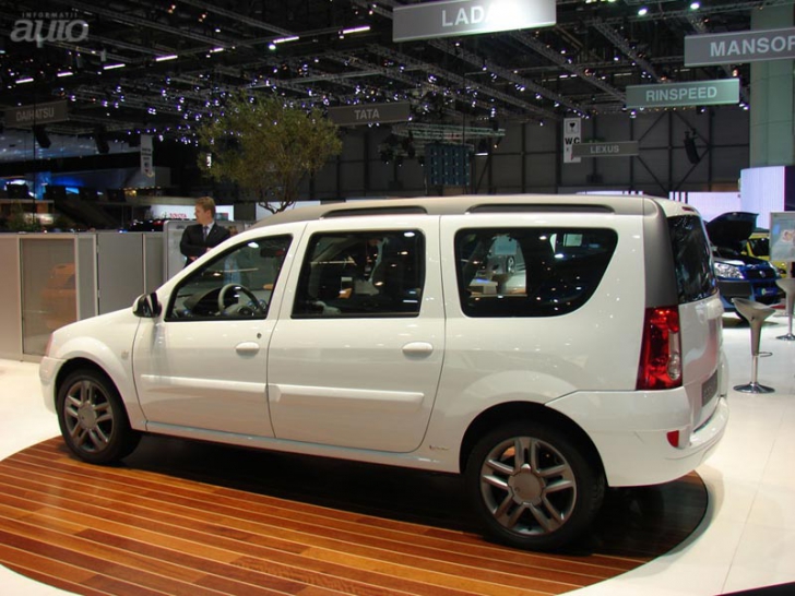 Dacia. Dacia Logan MCV Edelweiss. Dacia a proiectat un Logan cu portiere verticale şi platformă