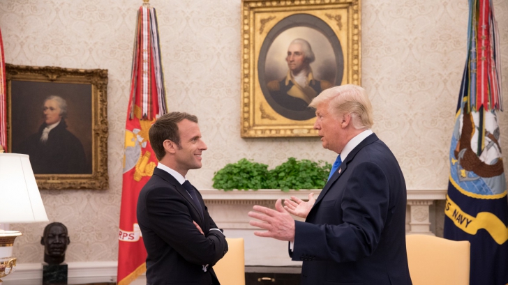 Emmanuel Macron, discurs istoric în Congresul American. Critici "voalate" pentru Donald Trump