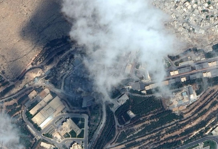 Înainte și după atacul din Siria! Imagini surprinse pe satelit 
