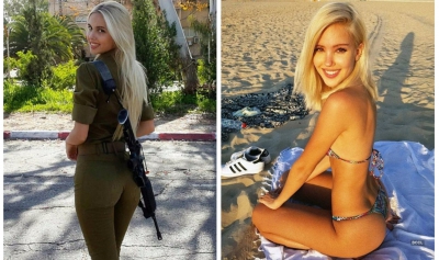 Din armata israeliană, pe Instagram, cu pozele sexy care au răvășit Internetul. Cine e tânăra?