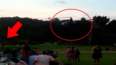 Mireasa s-a prăbușit cu elicopterul