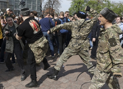 Alexei Navalny, liderul opoziției ruse, a fost arestat. Imagini incredibile!