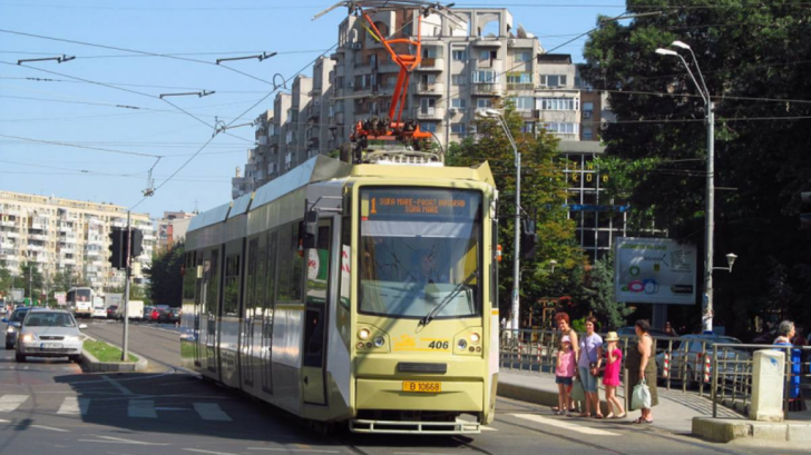 Accident de tramvai în București