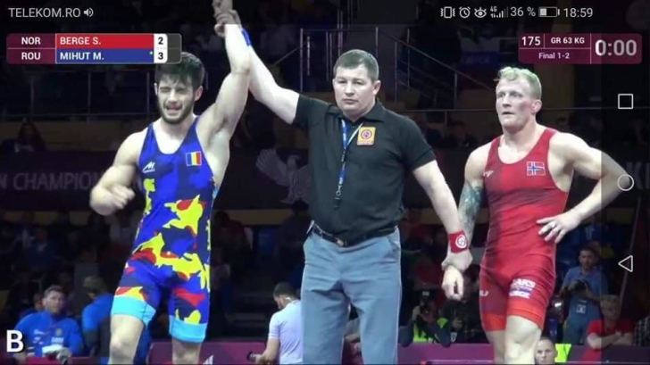 Aur pentru România la Campionatele Europene de lupte din Rusia