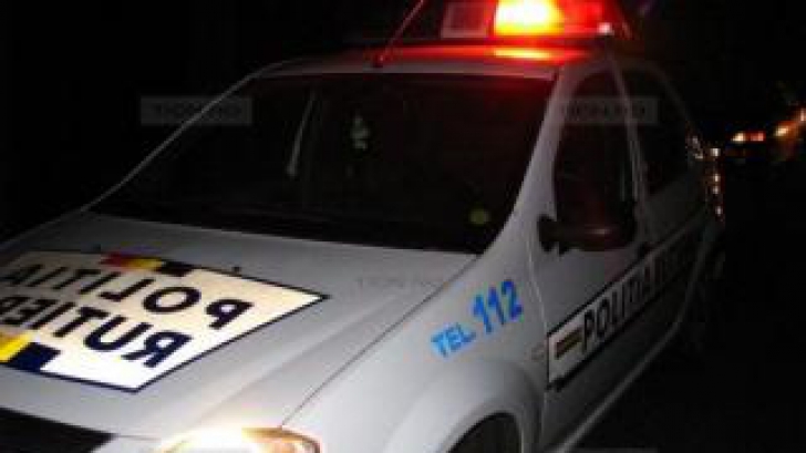 Polițist băut, implicat într-un accident rutier cu mașina de serviciu