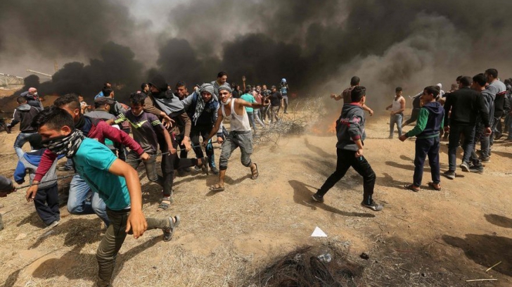 Probleme la graniţa Fâşiei Gaza cu Israelul: un palestinian împuşcat mortal, 170 răniţi