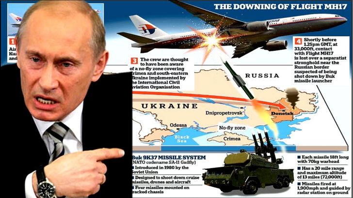 Vladimir Putin, anunţ teribil despre zborul MH17, avionul prăbuşit în 2014