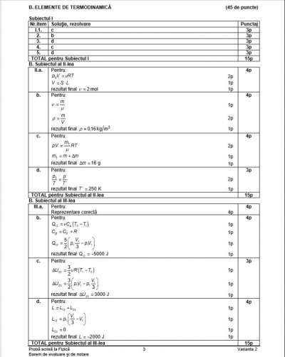Subiecte Fizica BAC 2018. Consultă subiectele şi baremul la Fizică