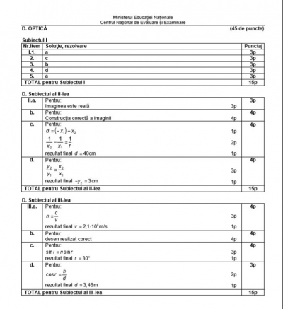 BAREM BAC 2018 - Geografie, Biologie, Anatomie, Chimie, Fizică, Informatică, Logică, Filosofie 
