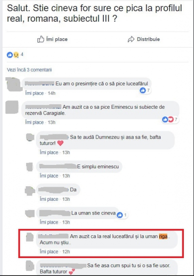 BAC 2018 română. Incredibil: un elev a prezis CORECT subiectul III la română