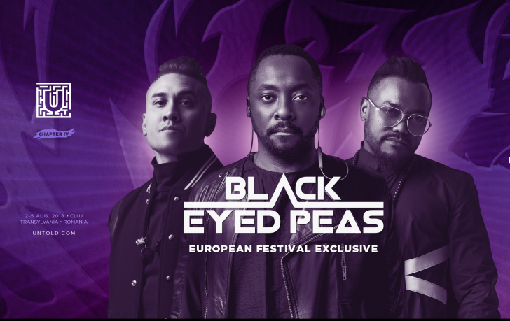 Black Eyed Peas – concert exclusiv în Europa, la Cluj, pe scena UNTOLD