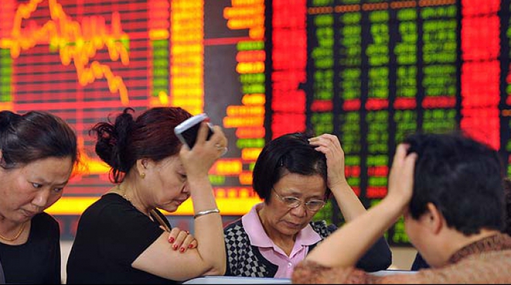 Bursele din China au căzut