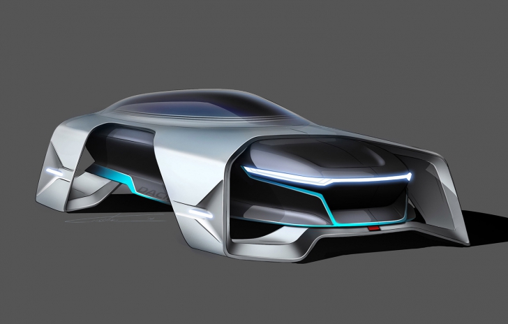 Dacia. Aşa arată Dacia EF-Vision 2050, maşina cu care vor merge nepoţii noştri