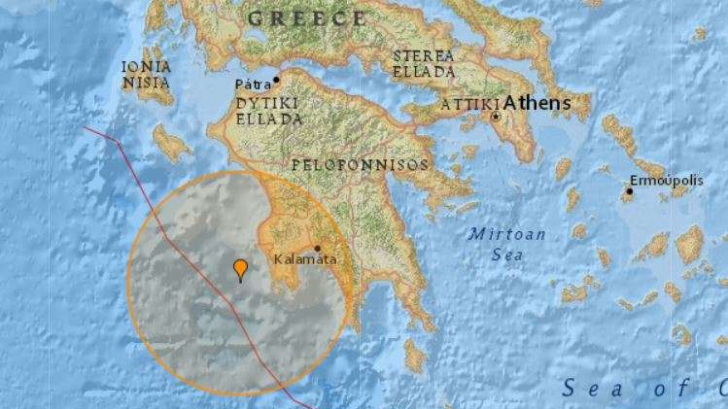 Cutremur în Grecia