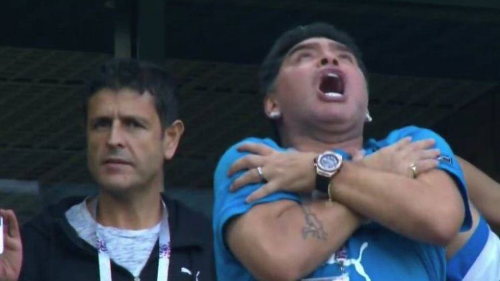 CM 2018. Argentina - Nigeria. Uluitor! Cum a reacţionat Maradona după golul lui Messi