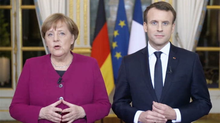 Macron și Merkel, acord pentru crearea unui buget al Zonei Euro