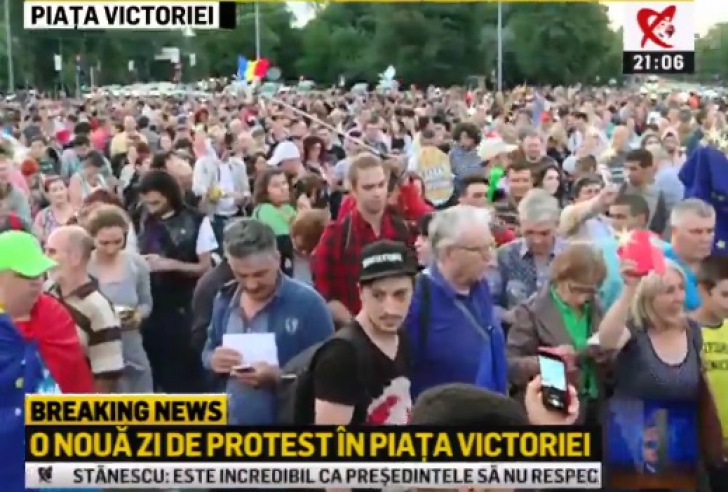 Proteste în Piața Victoriei şi în ţară. Mii de oameni acuză asaltul Puterii asupra Justiției