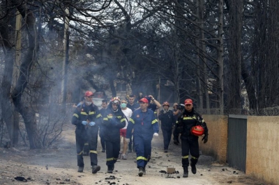 Incendiu in Grecia