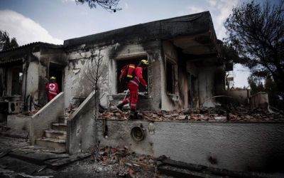 Incendiu in Grecia