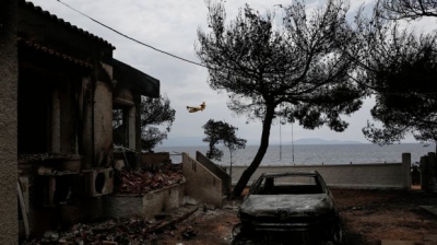 Incendiu in Grecia