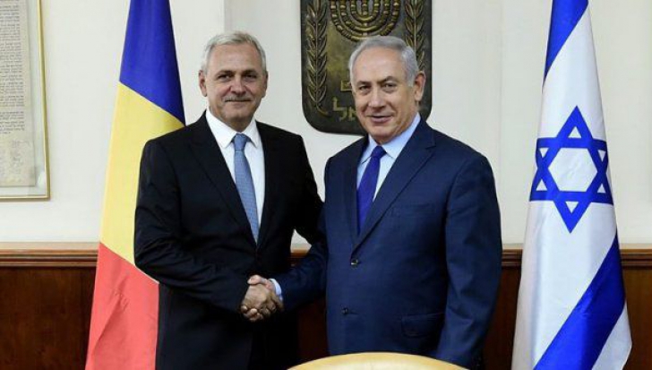 Liviu Dragnea și Benjamin Netanyahu