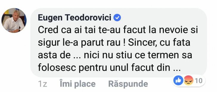 Ministrul Teodorovici, decizie șoc în scandalul comentariilor injurioase de pe Facebook