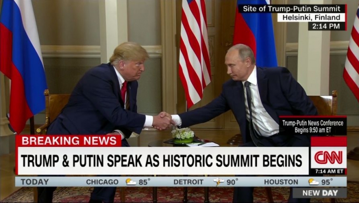 Donald Trump şi Vladimir Putin, declaraţii comune, după summit-ul istoric. Care au fost concluziile 