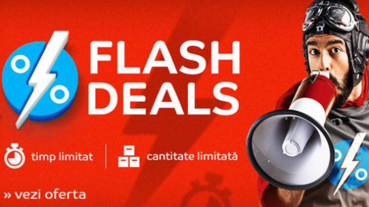 eMAG Flash Deals de Duminica! Ce oferte bune de tot gasesti doar azi