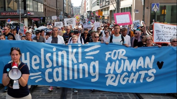 Protest la Helsinki