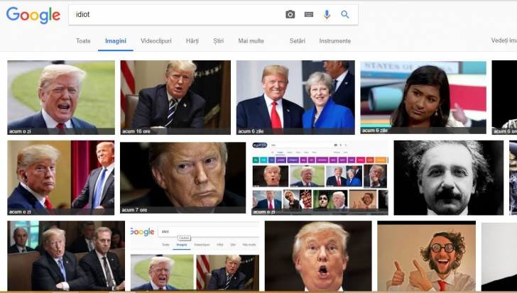 Donald Trump este un ”idiot”, conform Google