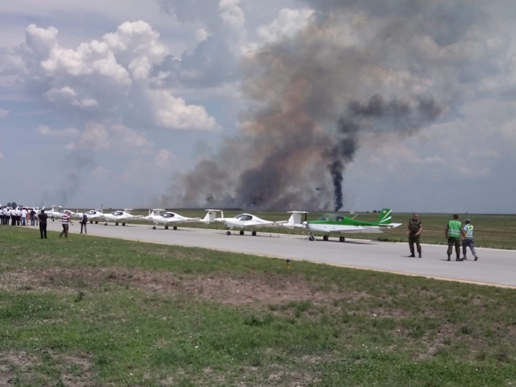 Un avion MiG s-a prăbușit la Baza Aeriană Borcea