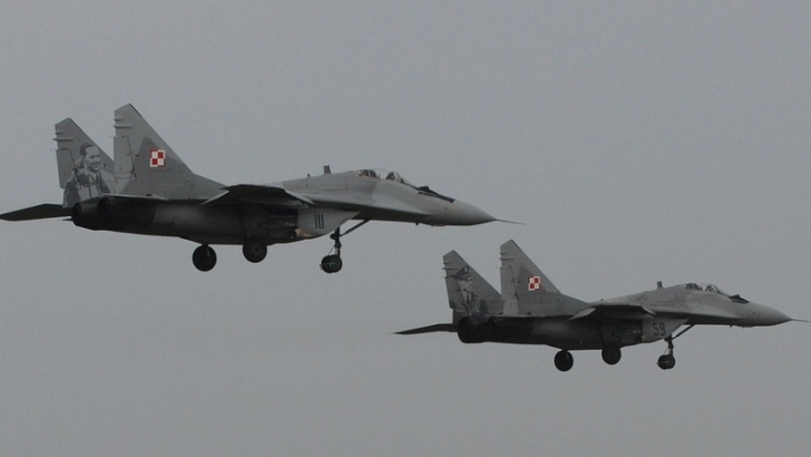 Un avion militar MiG-29 s-a prăbușit în Polonia