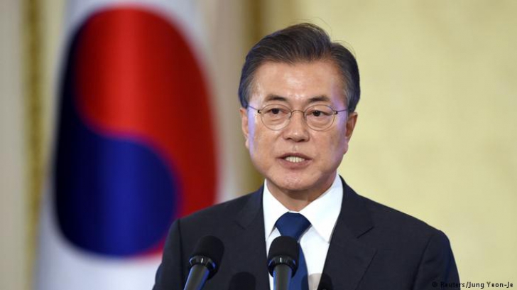Preşedintele sud-coreean îndeamă SUA şi Coreea de Nord să avanseze în procesul denuclearizării