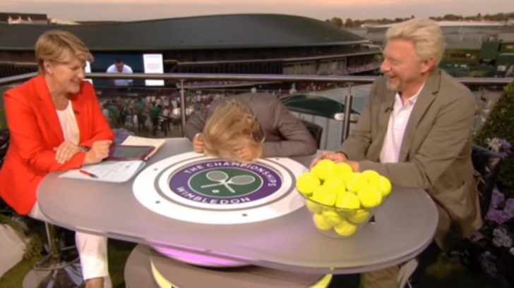 Scene amuzante la Wimbledon! S-a dat cu capul de masă când a auzit declarațiile lui Halep 