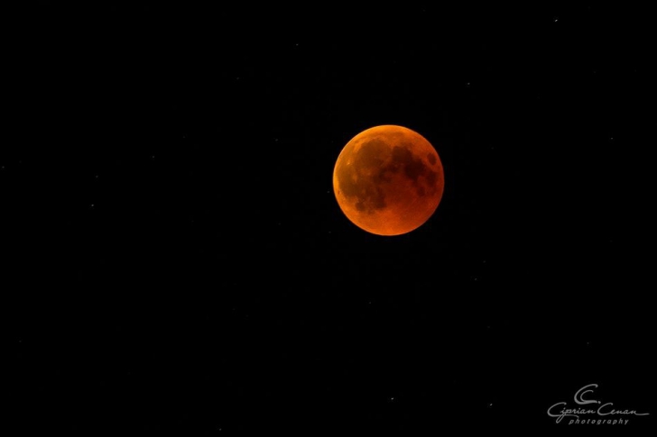 Poate cea mai frumoasă poză. Eclipsa văzută din Mureș