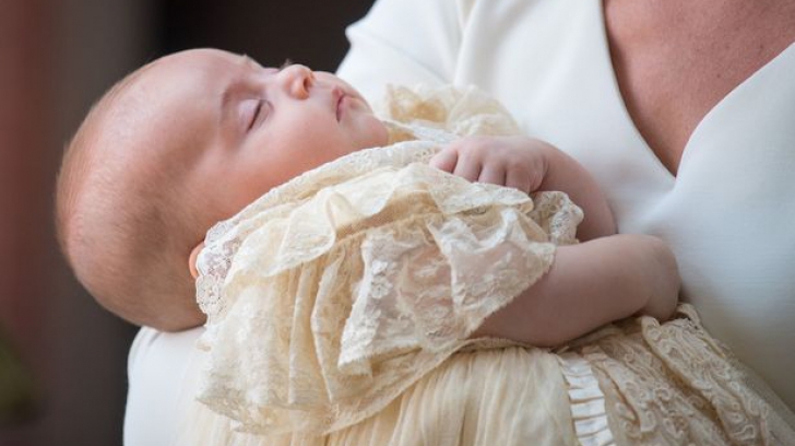   Prince Louis was baptized. Who is absent from the fervent ceremony 